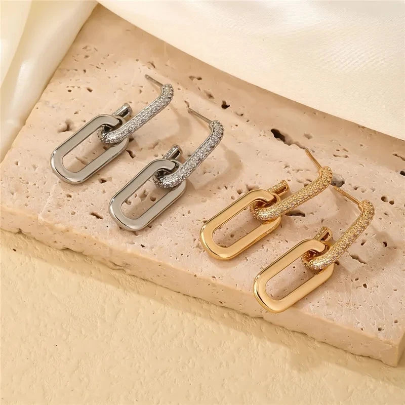 Gold, Silver, Earrings