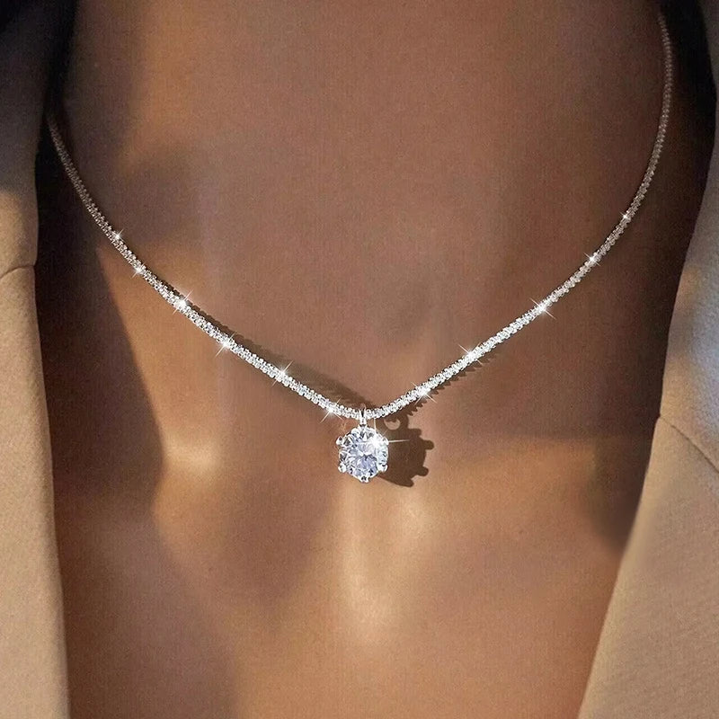White Pendant Necklace