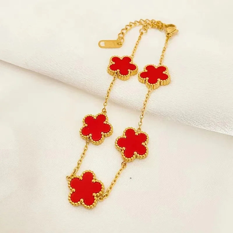 Five Leaf Bracelet