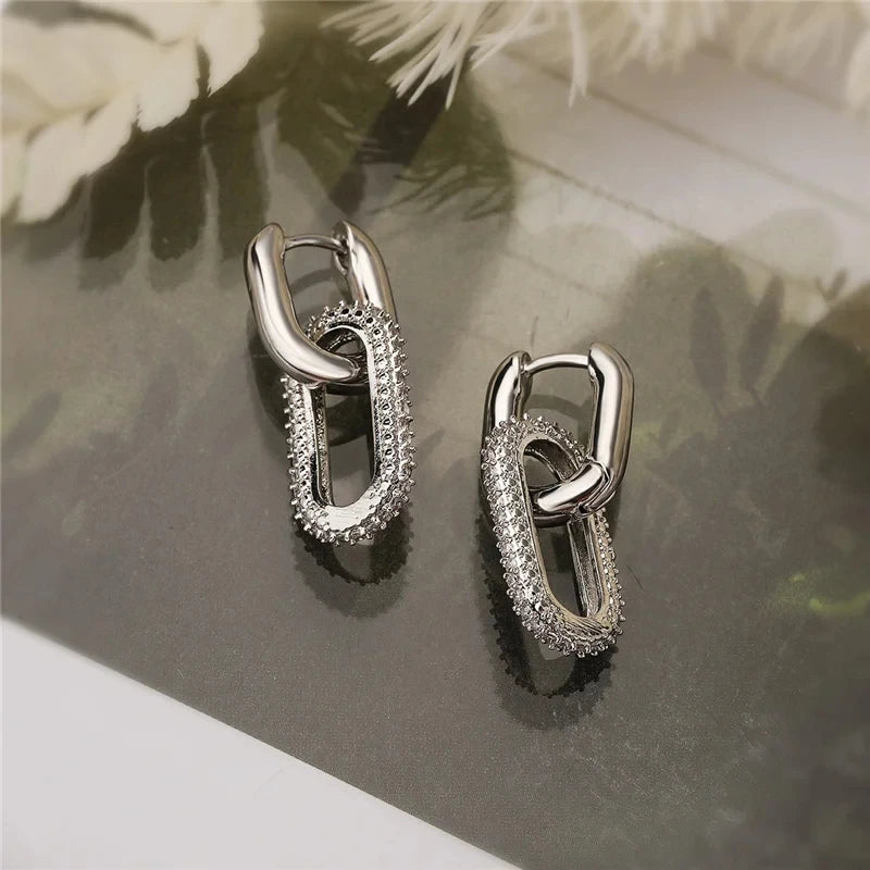 Gold, Silver, Earrings