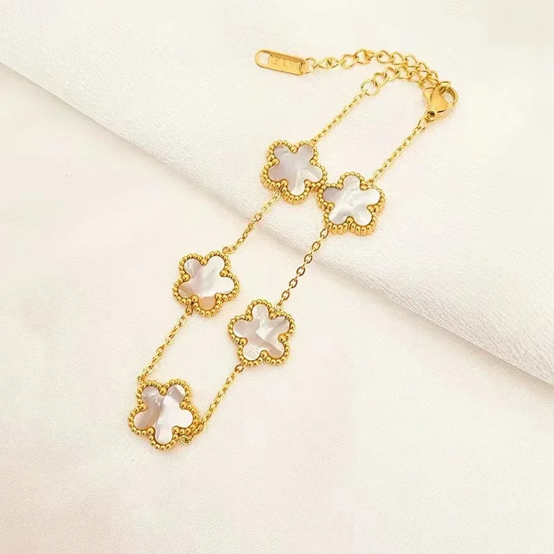Five Leaf Bracelet