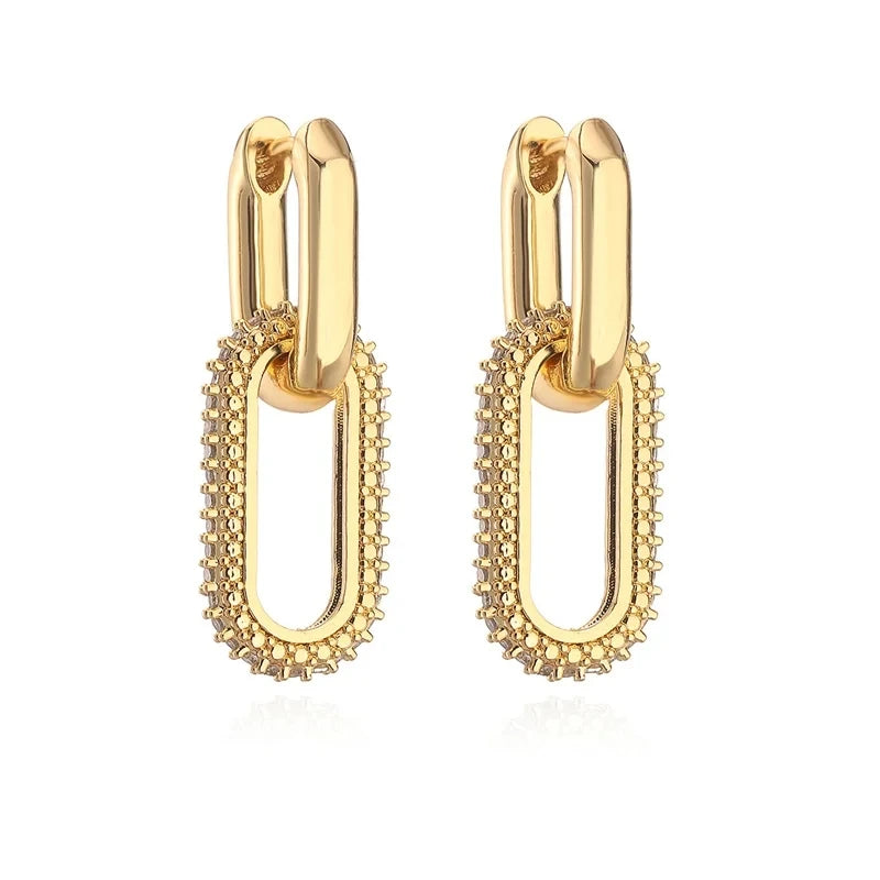 Gold, Silver, Earrings