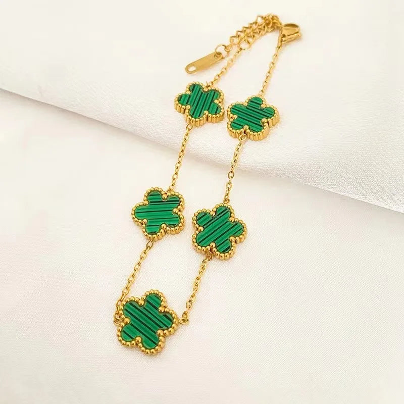 Five Leaf Bracelet