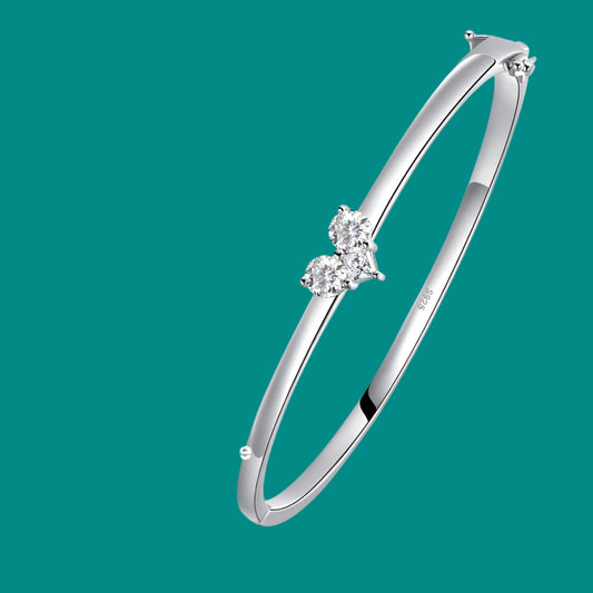 Silver Moissanite Bracelet