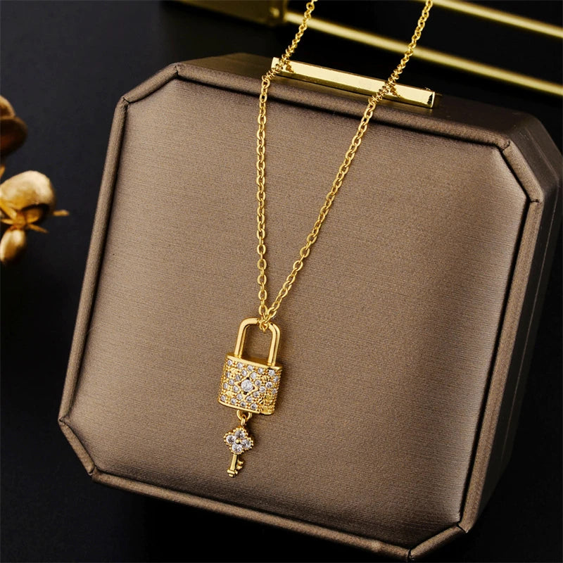 Lock Key, Necklaces