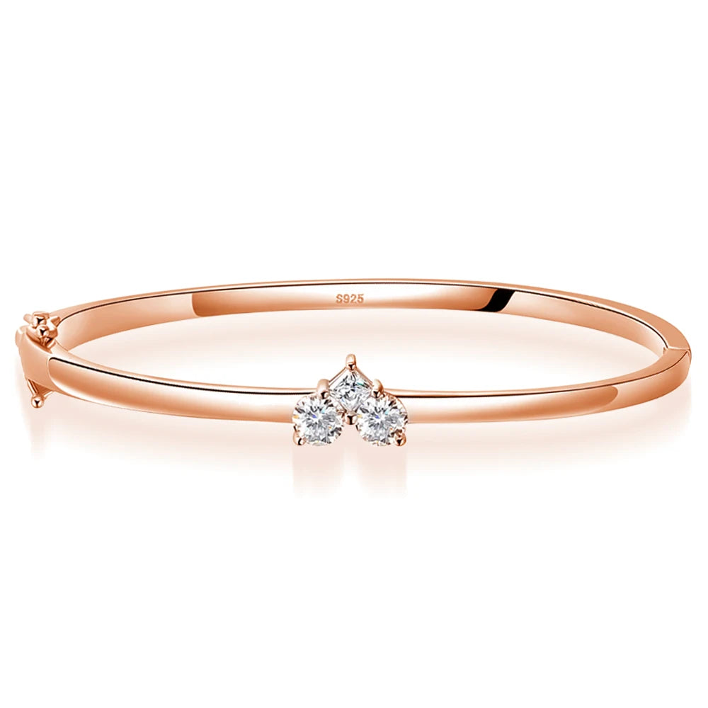 Silver Moissanite Bracelet