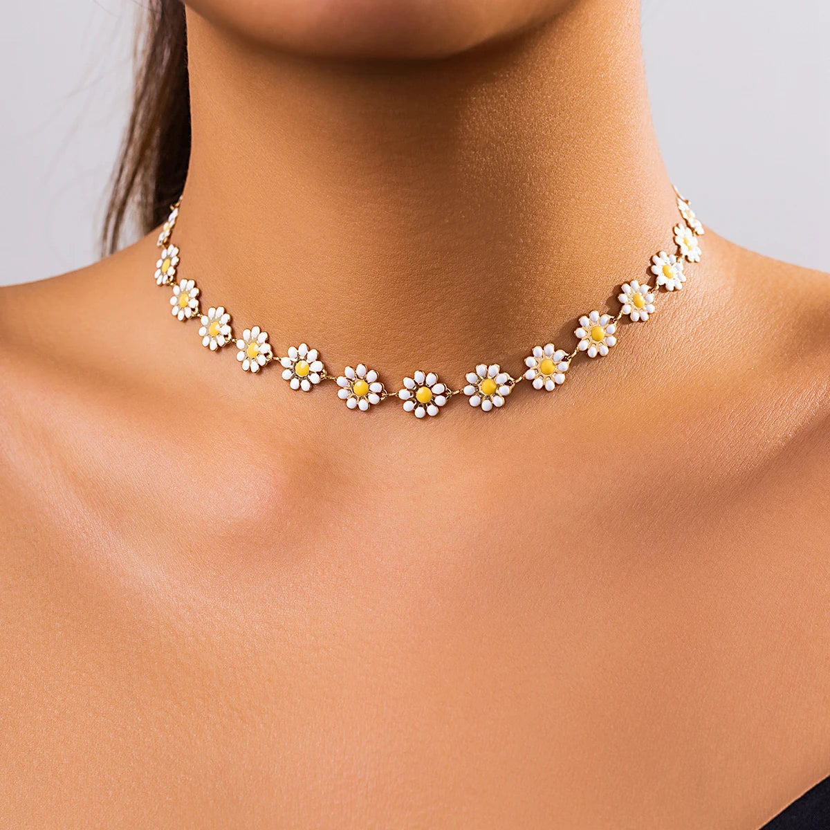 Flower Daisy Necklace