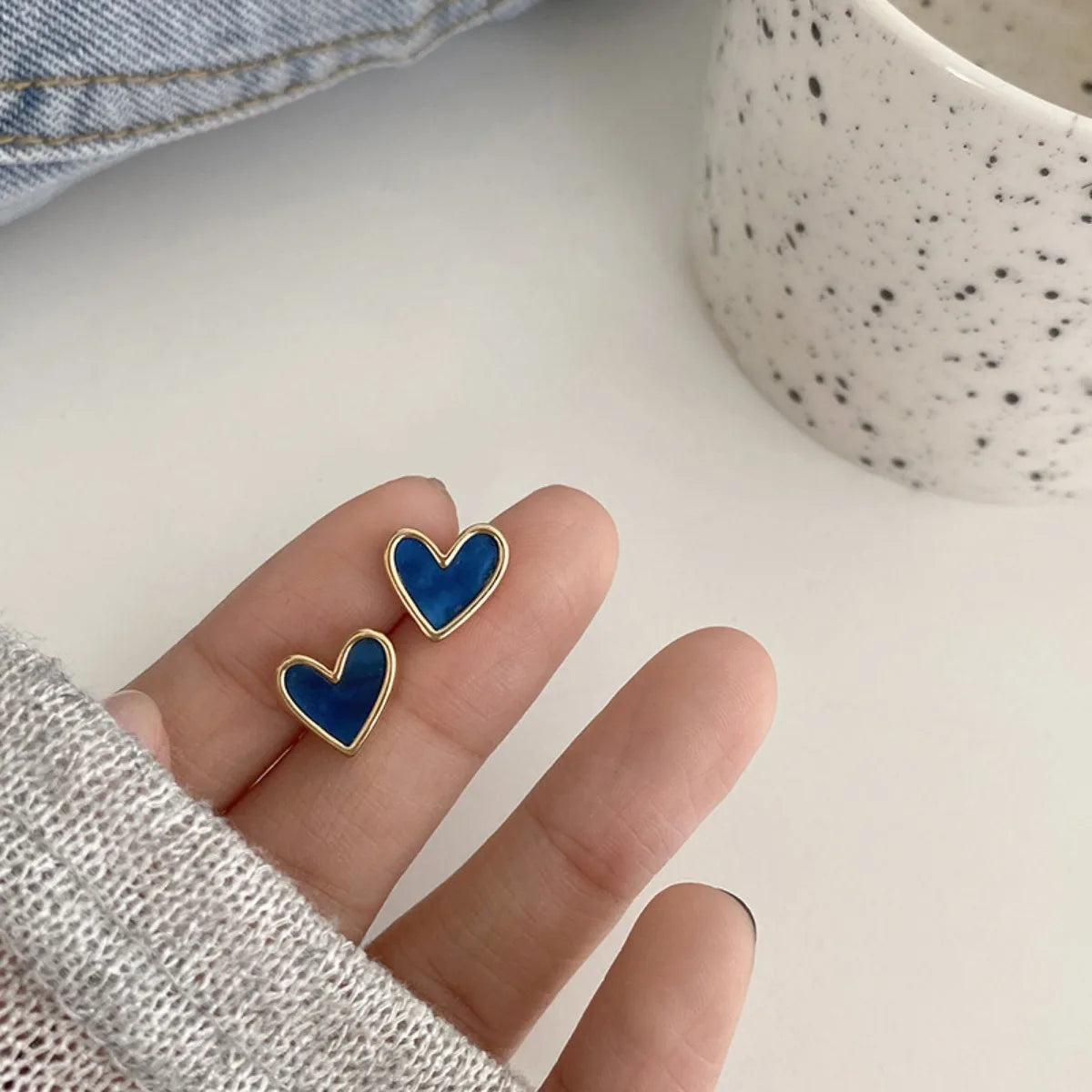 Blue Glaze Earrings