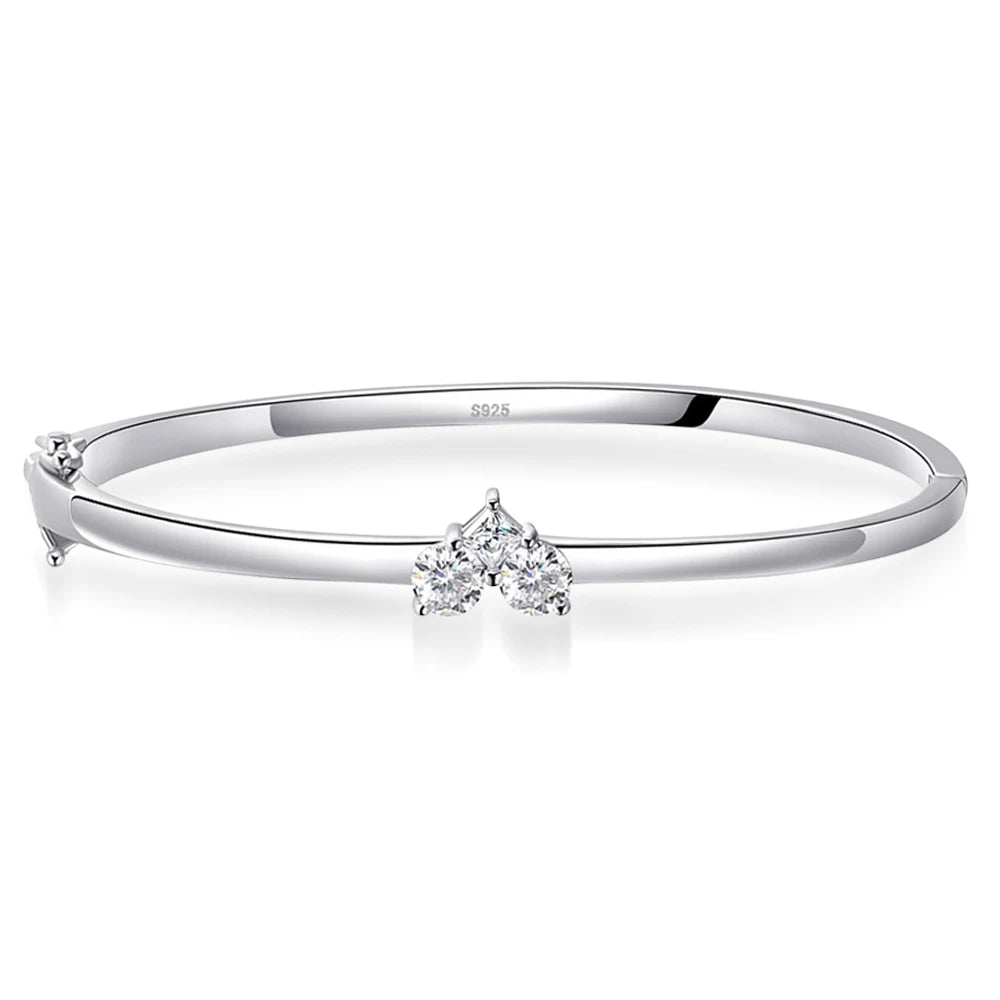 Silver Moissanite Bracelet