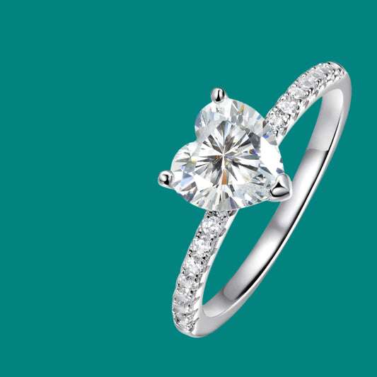 Silver Engagement Ring