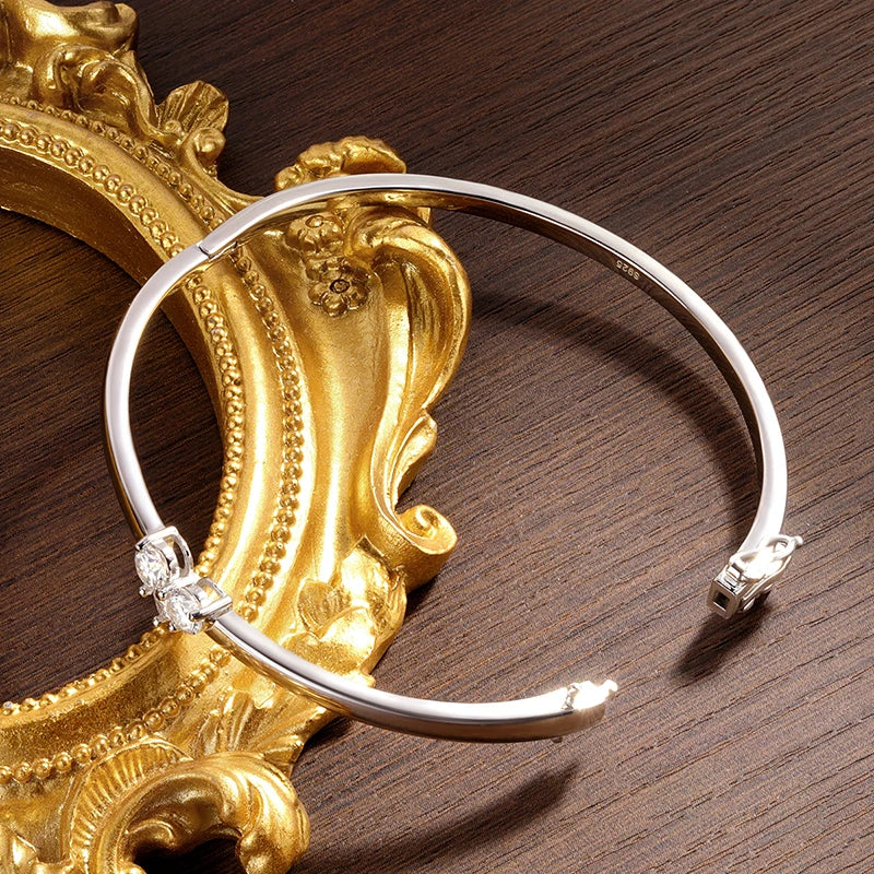 Silver Moissanite Bracelet