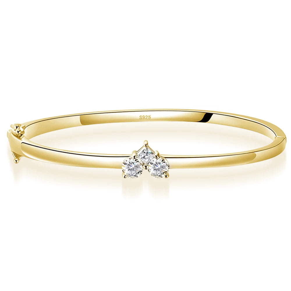 Silver Moissanite Bracelet