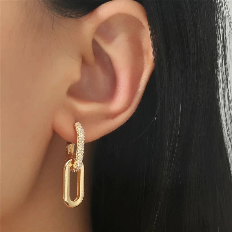 Gold, Silver, Earrings