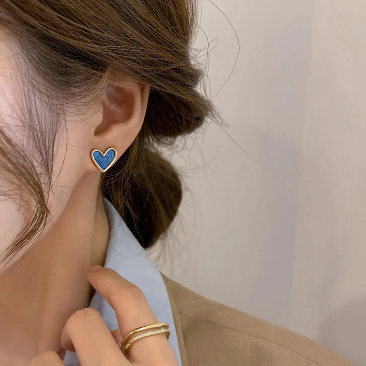 Blue Glaze Earrings