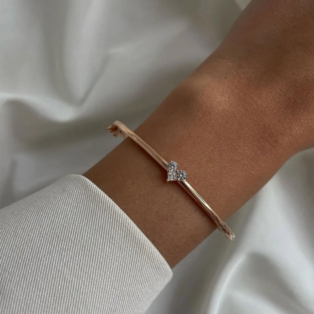 Silver Moissanite Bracelet