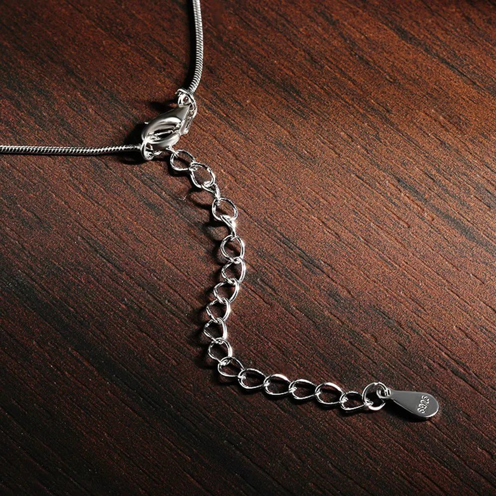 Silver Diamond Necklace
