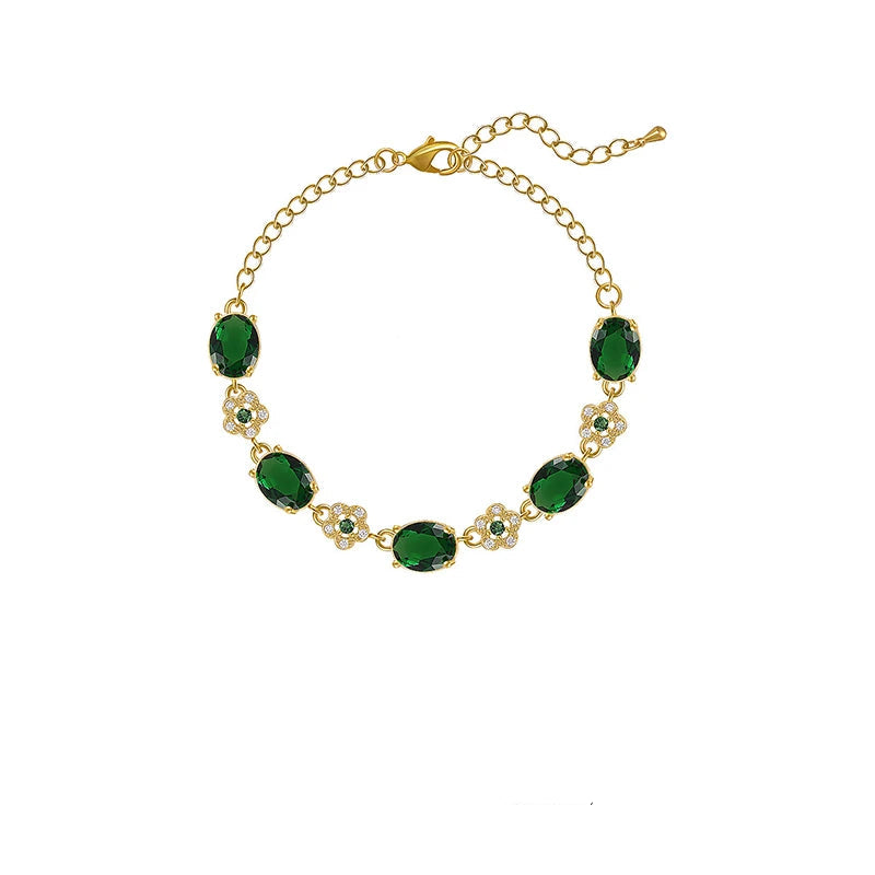 Green, Crystal Bracelet
